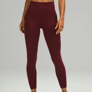 Lululemon NWT Red Merlot Leggings - 8